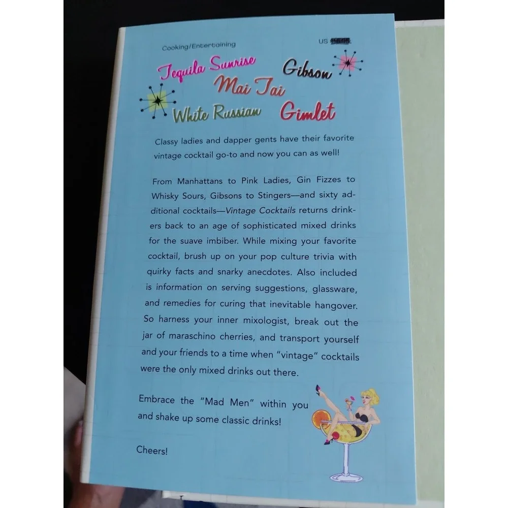 Vintage Cocktails : Retro Recipes for the Home Mixologist by Amanda Hallay...